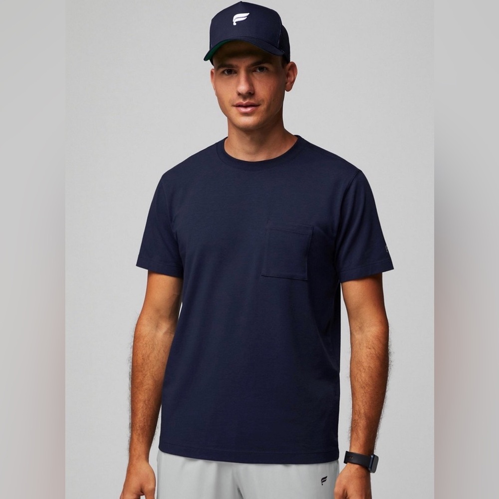 Fabletics The 24-7 Pocket Tee L Deep Navy